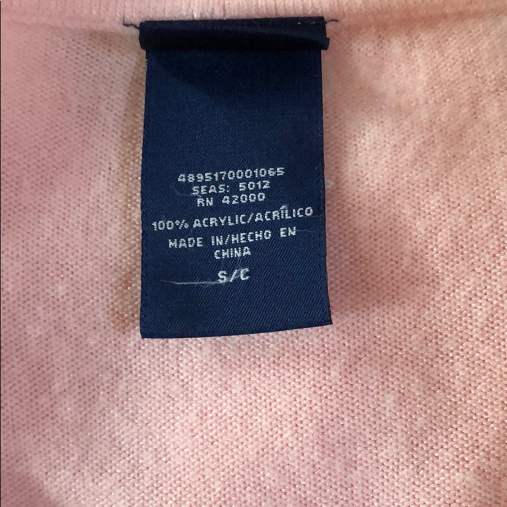Pink V-neck Sweater - Picture 2 of 3